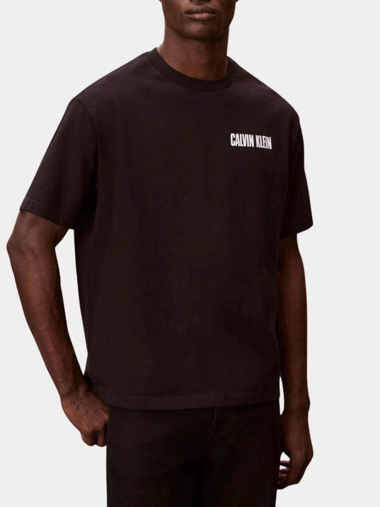 T-SHIRT CALVIN KLEIN JERSEY BLACK