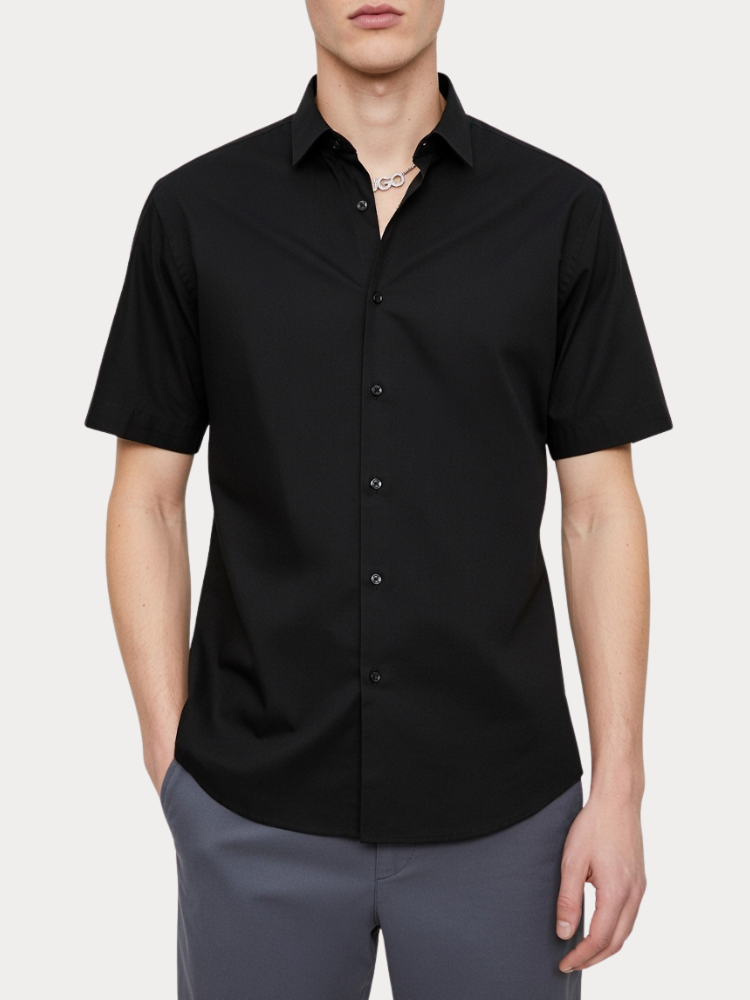 ΠΟΥΚΑΜΙΣΟ HUGO BOSS EBOR BLACK