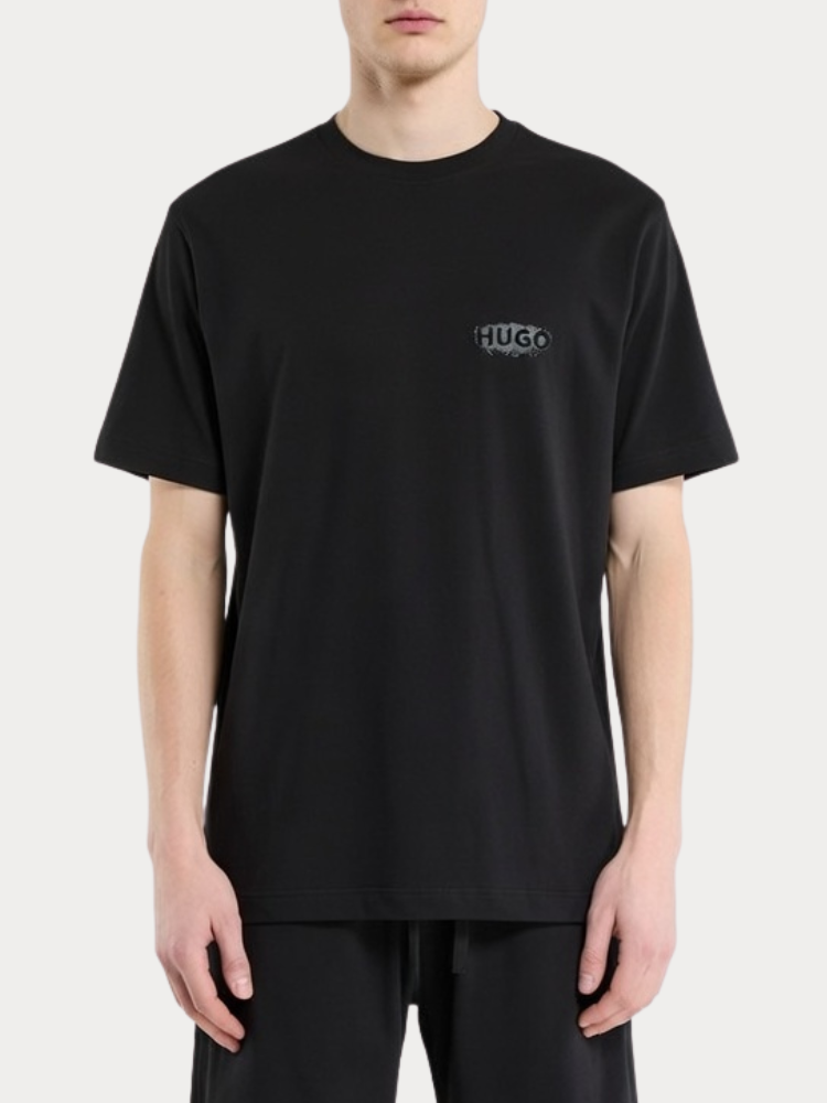 T-SHIRT HUGO SPRAY BLACK