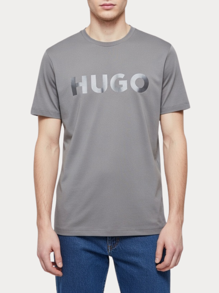 T-SHIRT HUGO DULIVIO DARK GREY