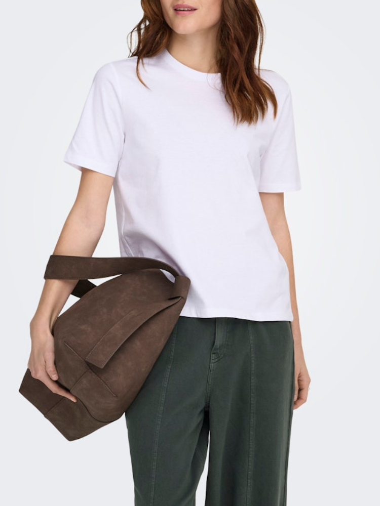 LUXE TOP ONLY FREJA S/S BRIGHT WHITE