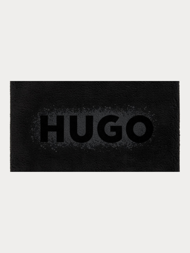 ΠΕΤΣΕΤΑ HUGO SPRAY LOGO TOWEL BLACK
