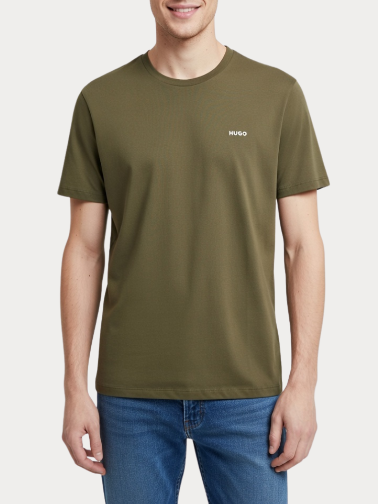 T-SHIRT HUGO DERO222 KHAKI