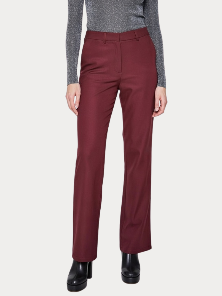 ΠΑΝΤΕΛΟΝΙ ONLY NABI MW FLARED PANT TAWNY PORT / RED