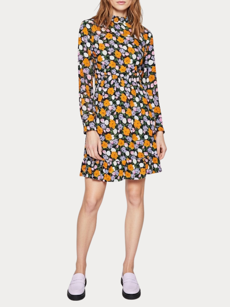 ΦΟΡΕΜΑ ONLY SIA L/S SMOCK DRESS VIOLET