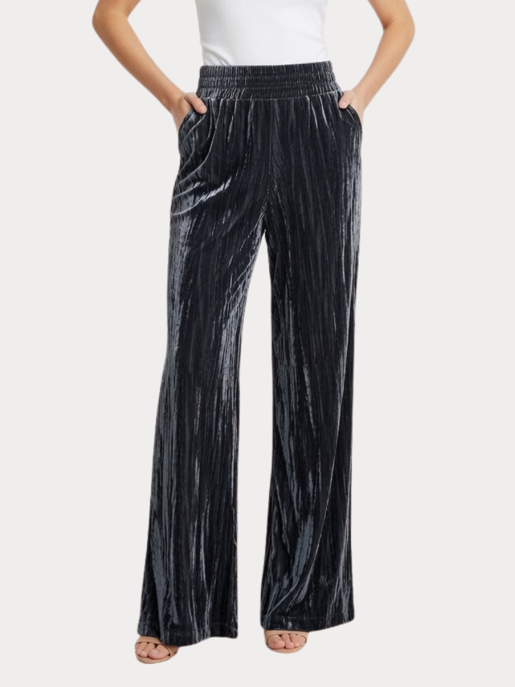 ΠΑΝΤΕΛΟΝΙ ONLY ALEXA HW STRAIGHT VELVET PANT NIGHT SKY