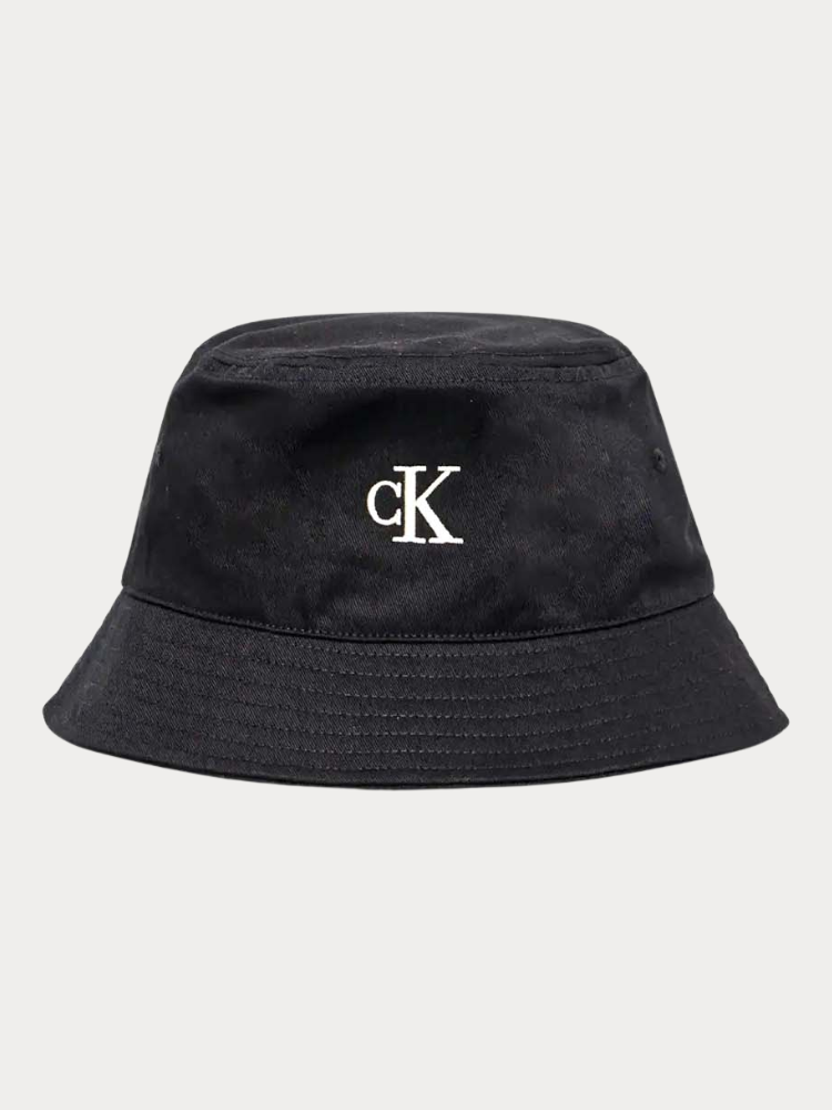 BUCKET HAT CALVIN KLEIN SMALL MONOGRAM BLACK