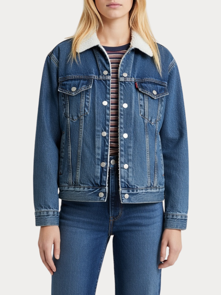 JACKET LEVIS SHERPA BLUE