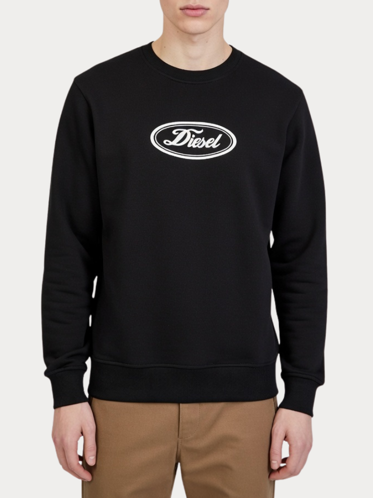 SWEATSHIRT DIESEL BLACK