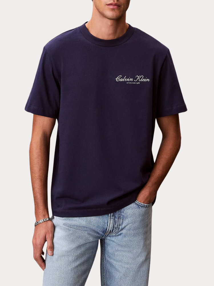 T-SHIRT CALVIN KLEIN EVENING BLUE