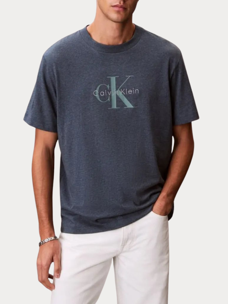 T-SHIRT CALVIN KLEIN NEARLY NAVY HEATHER