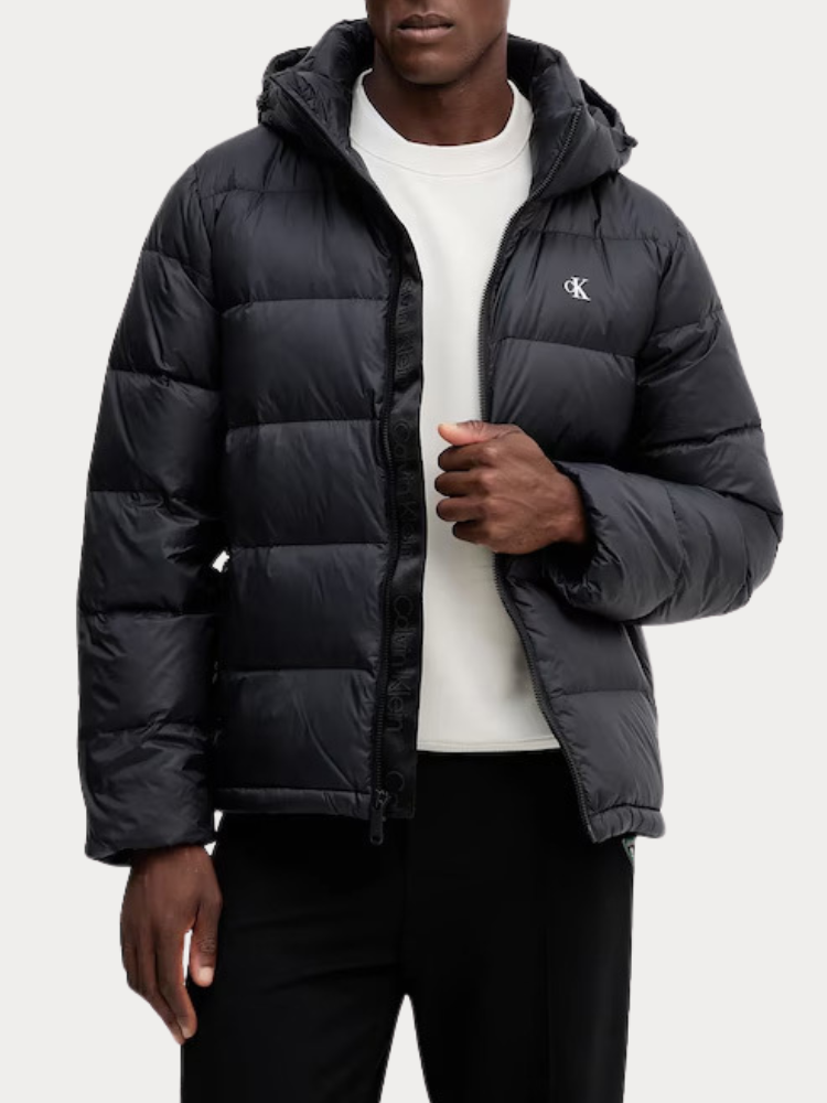 ΜΠΟΥΦΑΝ CALVIN KLEIN LS NYLON ZIP OFF HOOD DOWN PUFFER BLACK