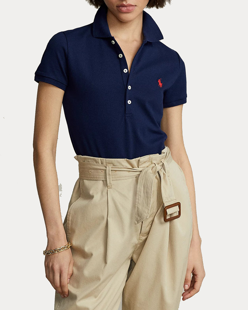 ΓΥΝΑΙΚΕΙΑ ΠΟΛΟ POLO RALPH LAUREN JULIE S/S BSR NEWPORT NAVY