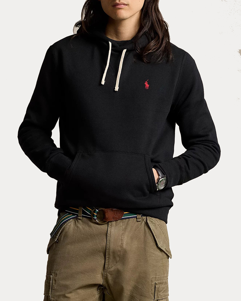ΑΝΔΡΙΚΟ ΦΟΥΤΕΡ POLO RALPH LAUREN KNIT FLEECE HOODIE BLACK