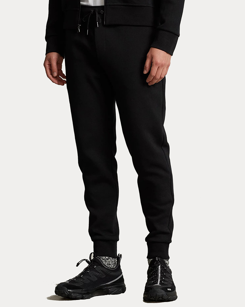 ΑΝΔΡΙΚΗ ΦΟΡΜΑ POLO RALPH LAUREN DOUBLE KNIT JOGGERS CORE REPLEN BLACK