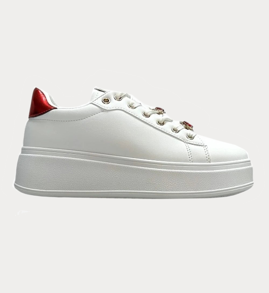  SNEAKER ABOUT WHITE/RED ABOUT 2025