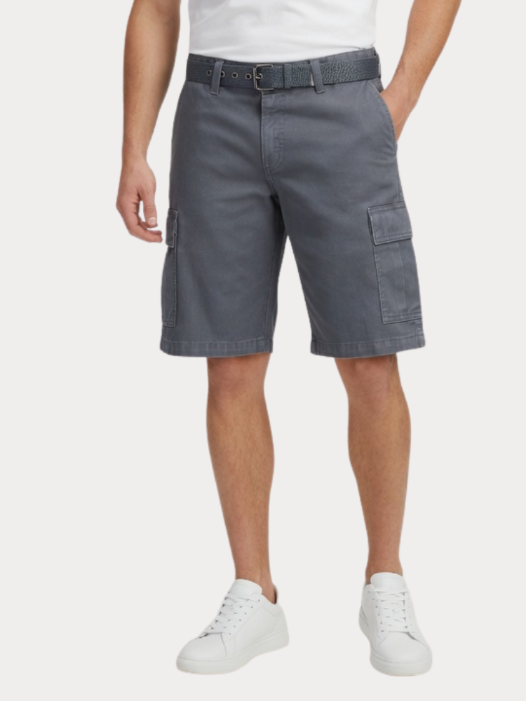 CARGO JACK&JONES 12289335 JPSTCOLE HUDSON BELTED CARGO SHORTS MID ΓΚΡΙ JACK&JONES