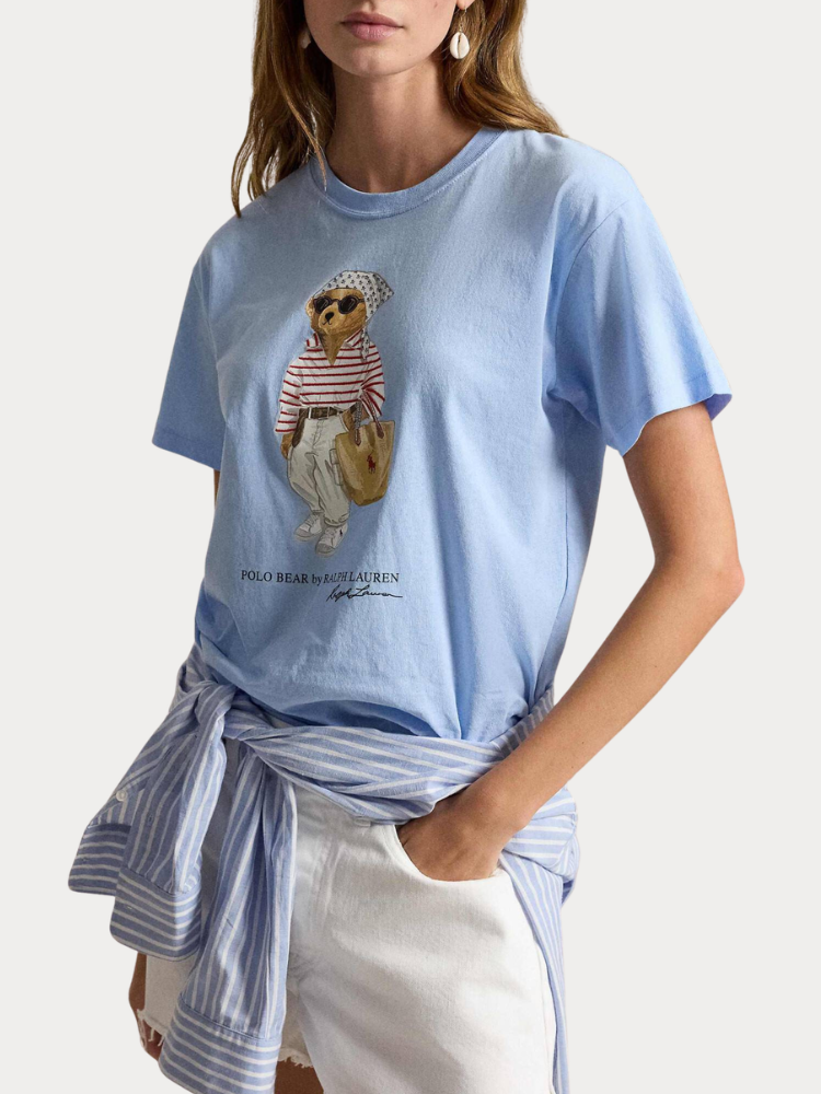 T-SHIRT POLO RALPH LAUREN TEDDY SUMMER CIEL POLO RALPH LAUREN