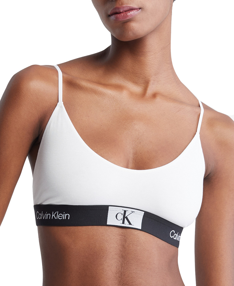  ΕΣΩΡΟΥΧΟ CALVIN KLEIN UNLINED BRALETTE WHITE CALVIN KLEIN 2025