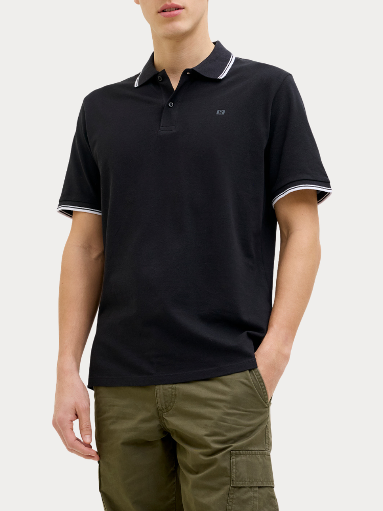 POLO JACK & JONES JREBZELL SS SN BLACK JACK&JONES