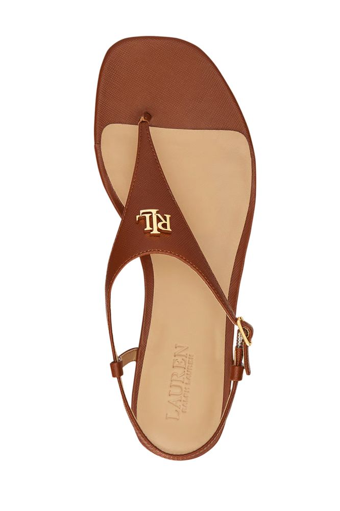 ΣΑΝΔΑΛΙΑ POLO RALPH LAUREN CRSSHTCH EMBSD LTHR-EVERLEY 2-SN-FSA ΤΑΜΠΑ POLO RALPH LAUREN φωτογραφία