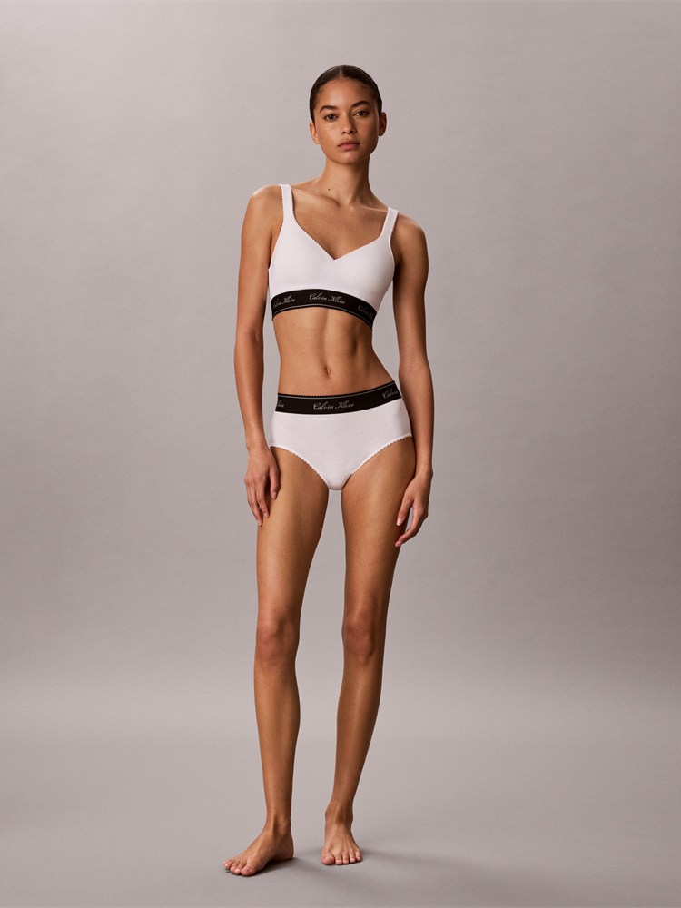 CALVIN KLEIN ΣΟΥΤΙΕΝ CALVIN KLEIN LV00QF9071-100 LIFT BRALETTE WHITE CALVIN KLEIN - 4