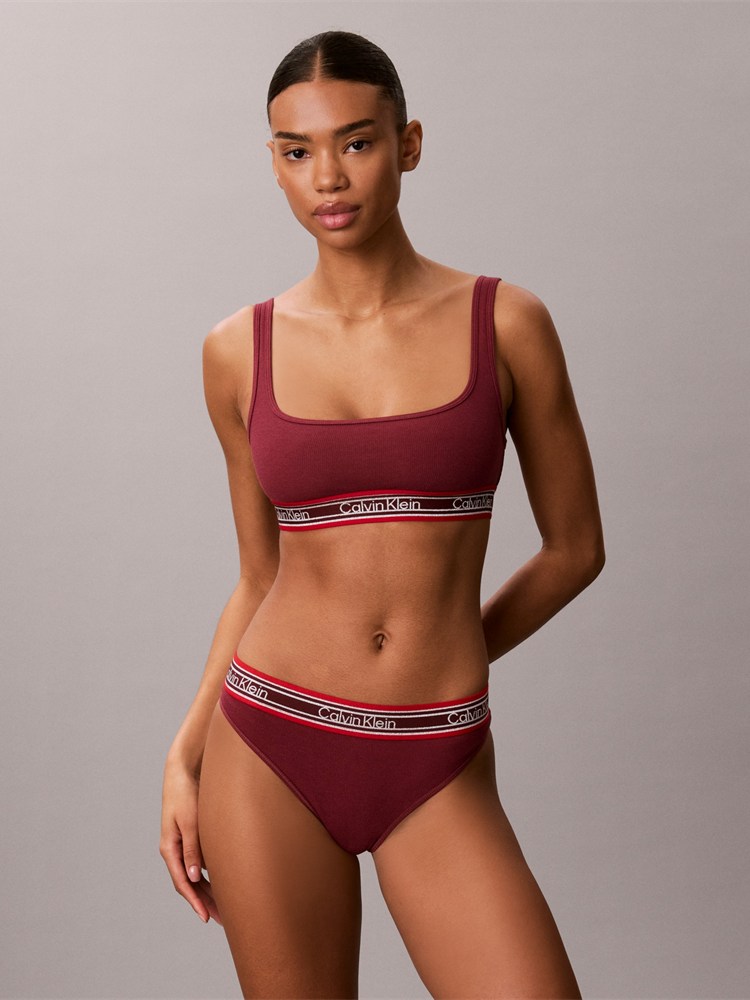 CALVIN KLEIN ΣΟΥΤΙΕΝ CALVIN KLEIN LV00QF9061-4GJ BRALETTE ESTABLISHED RED CALVIN KLEIN - 5