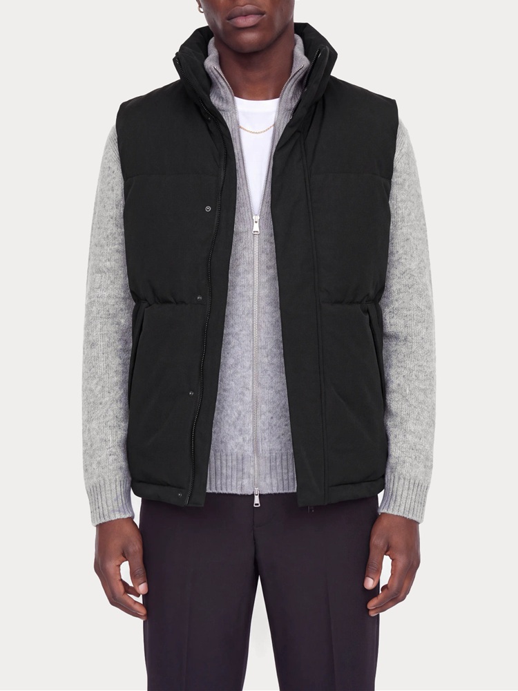 ΓΙΛΕΚΟ JACK&JONES JJESOHO BODYWARMER AW26 SN BLACK JACK&JONES