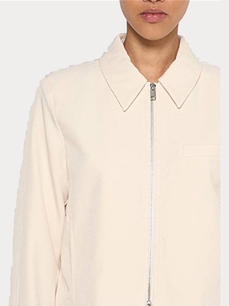 JACKET ONLY ONLHERLE LIFE L/S ZIP JACKET TLR OFF-WHITE ONLY