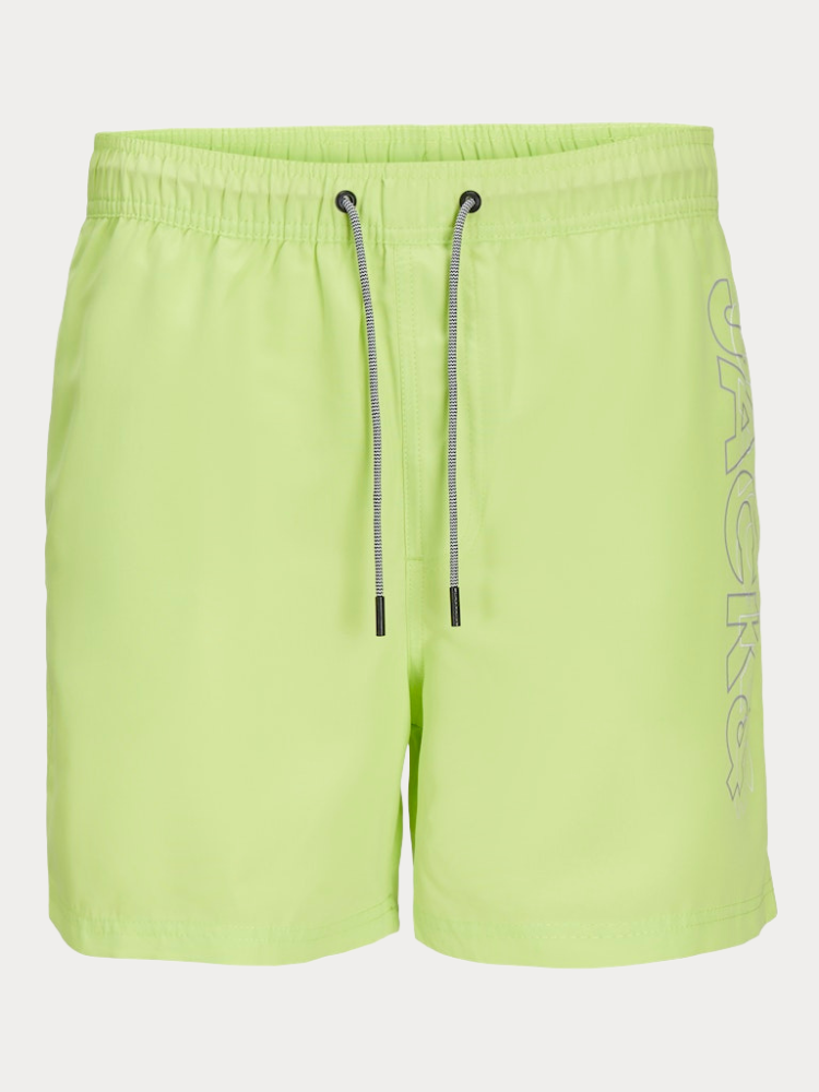 ΜΑΓΙΟ JACK & JONES JPSTFIJI JJSWIM DOUBLE LOGO SN LY YELLOW JACK&JONES