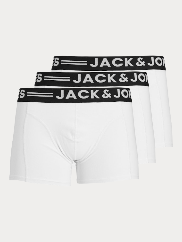 3-PACK ΕΣΩΡΟΥΧΑ JACK & JONES SENSE TRUNKS WHITE JACK&JONES