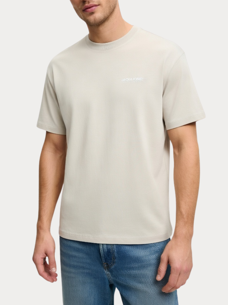 T-SHIRT JACK & JONES JJELEGACY TEE SS O-NECK NOOS BEIGE JACK&JONES