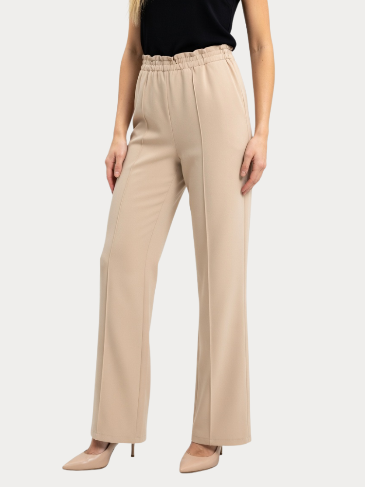 PANTS ONLY ONLABBA HW PB PINTUCK STR PANT CC TLR BEIGE ONLY