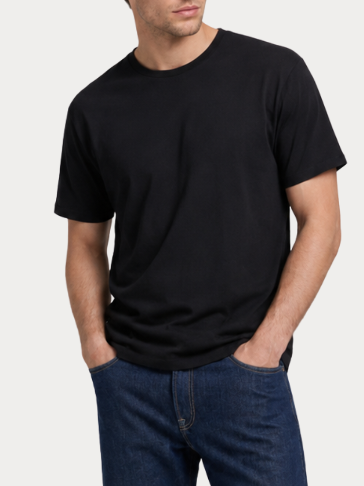 T-SHIRT JACK&JONES JREBCREST TEE SS NOOS BLACK JACK&JONES