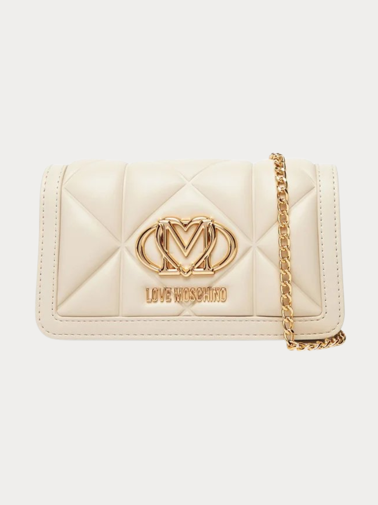 ΤΣΑΝΤΑ LOVE MOSCHINO IVORY LOVE MOSCHINO