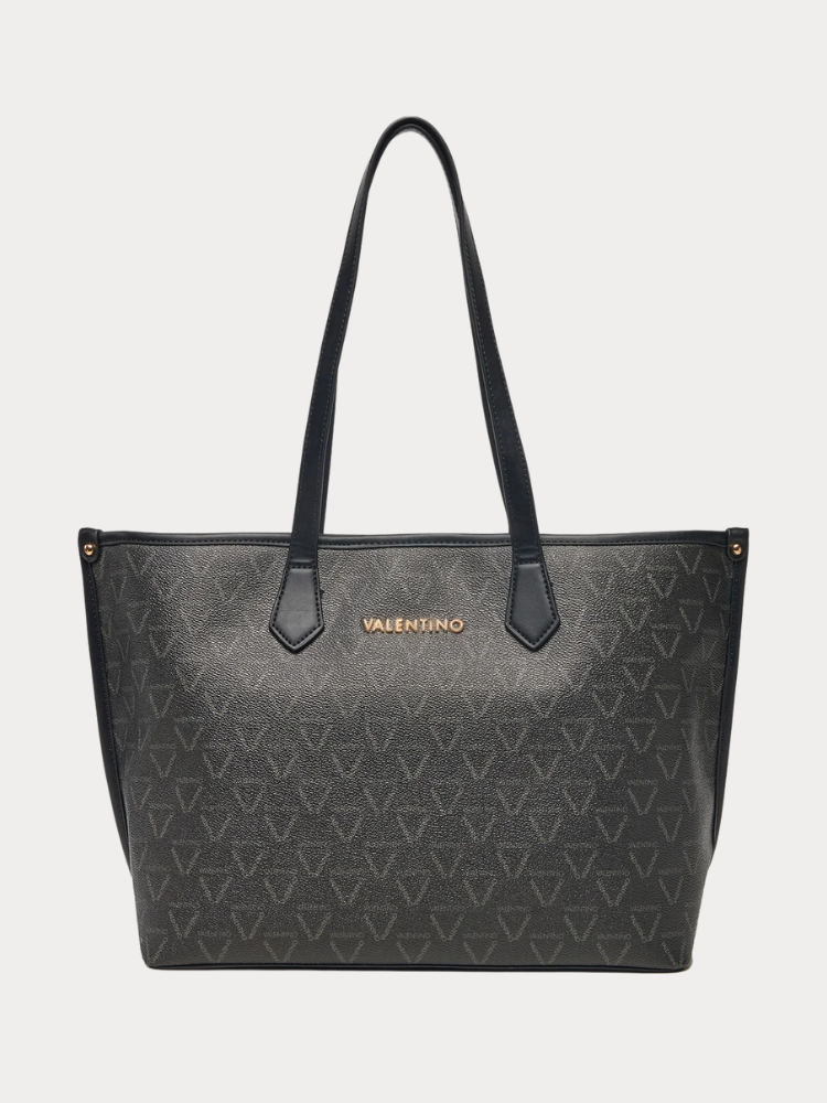 ΤΣΑΝΤΑ MARIO VALENTINO LADY RE BLACK/MULTICOLOR VALENTINO