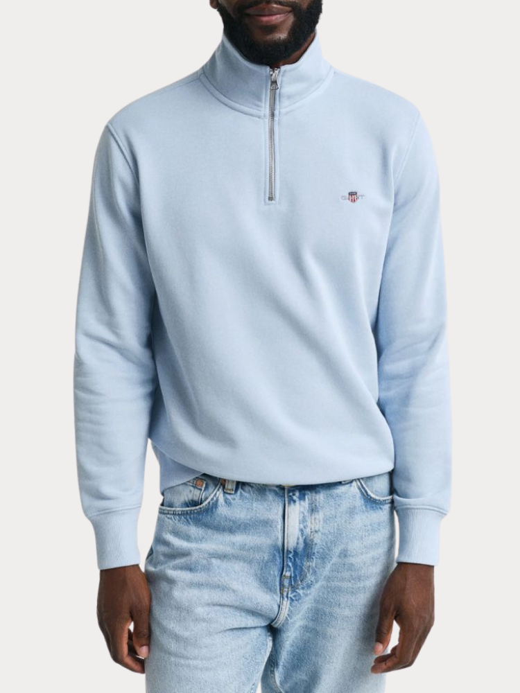 ΦΟΥΤΕΡ HALF ZIP GANT REG SHIELD BLUE GANT