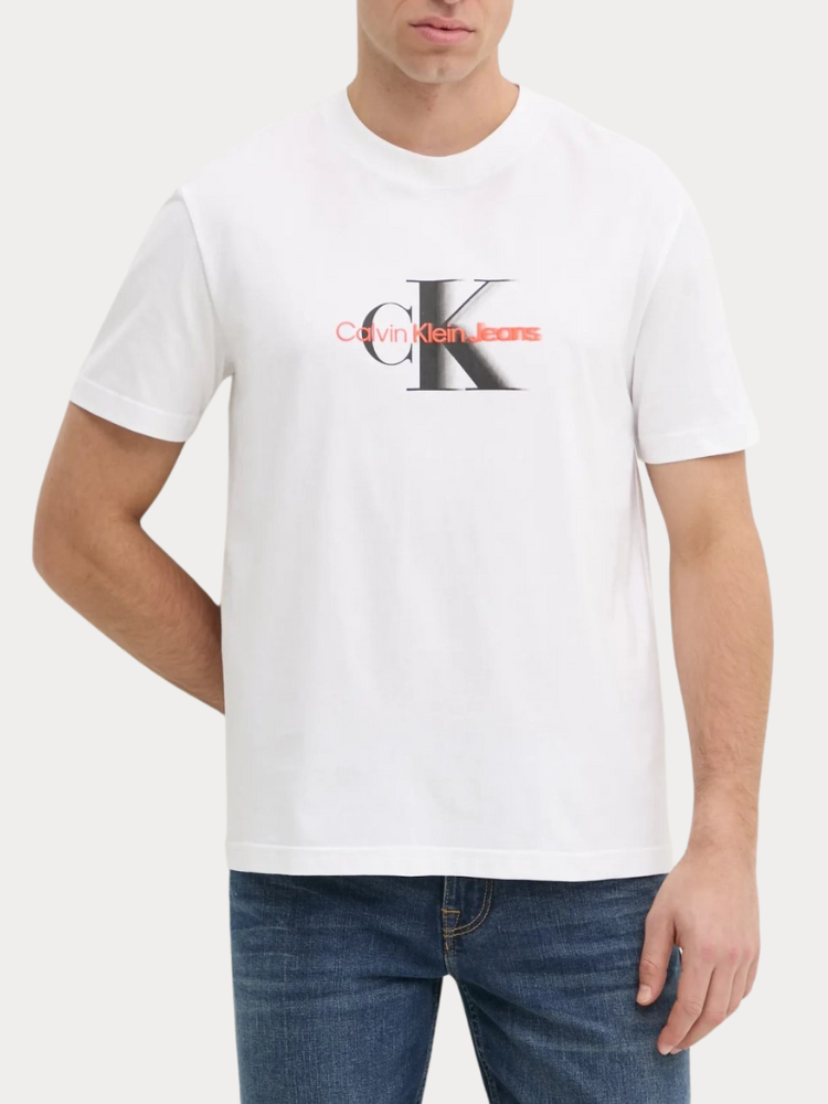 T-SHIRT CALVIN KLEIN MONOLOGO SHIFT BRIGHT WHITE CALVIN KLEIN