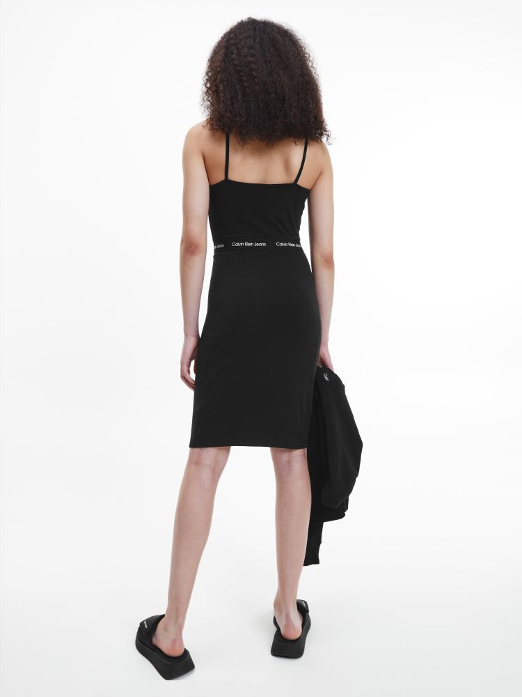 ΦΟΡΕΜΑ CALVIN KLEIN LOGO TAPE STRAPPY CK BLACK CALVIN KLEIN φωτογραφία