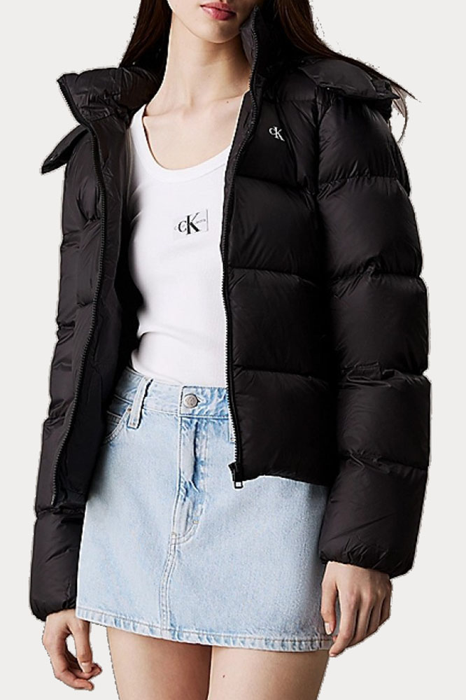  ΜΠΟΥΦΑΝ CALVIN KLEIN DOWN SHORT PUFFER BLACK CALVIN KLEIN 2025