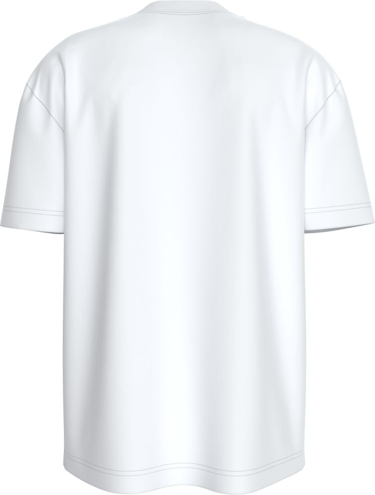 T-SHIRT CALVIN KLEIN HEAVY REGULAR TEE BRIGHT WHITE CALVIN KLEIN φωτογραφία