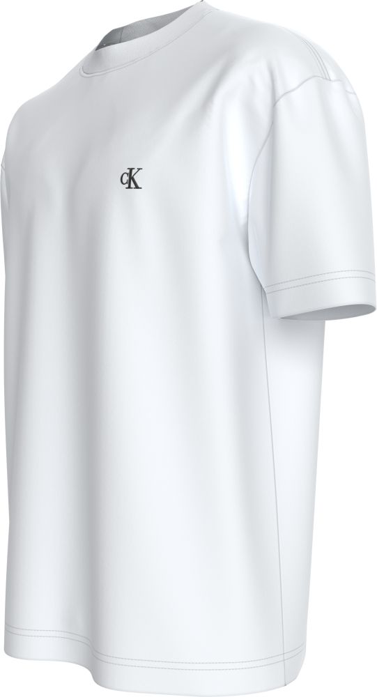 T-SHIRT CALVIN KLEIN HEAVY REGULAR TEE BRIGHT WHITE CALVIN KLEIN φωτογραφία