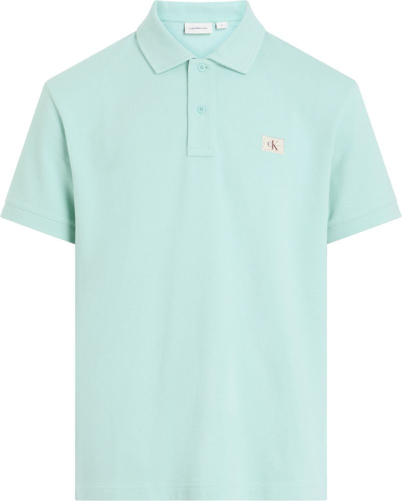 ΠΟΛΟ CALVIN KLEIN WOVEN LABEL FRESH MINT CALVIN KLEIN φωτογραφία