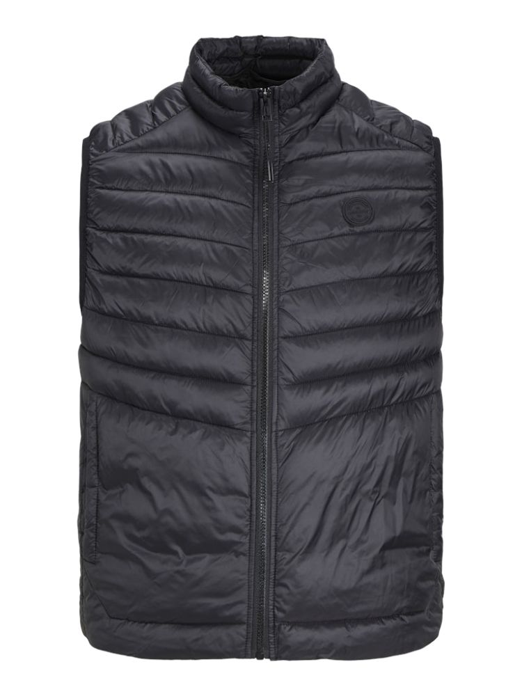 ΑΜΑΝΙΚΟ JACK & JONES JJESPRINT BODYWARMER COLLAR BLACK JACK&JONES φωτογραφία