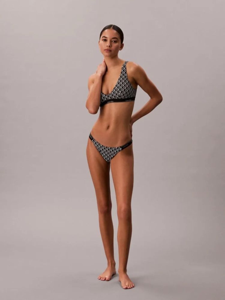 BIKINI CALVIN KLEIN BLACK WHITE CALVIN KLEIN φωτογραφία