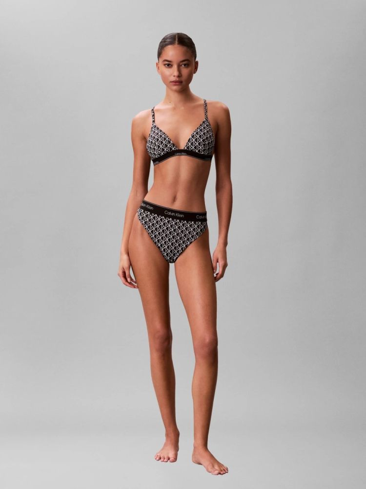 TOP ΜΑΓΙΟ CALVIN KLEIN TRIANGLE BLACK WHITE CALVIN KLEIN φωτογραφία