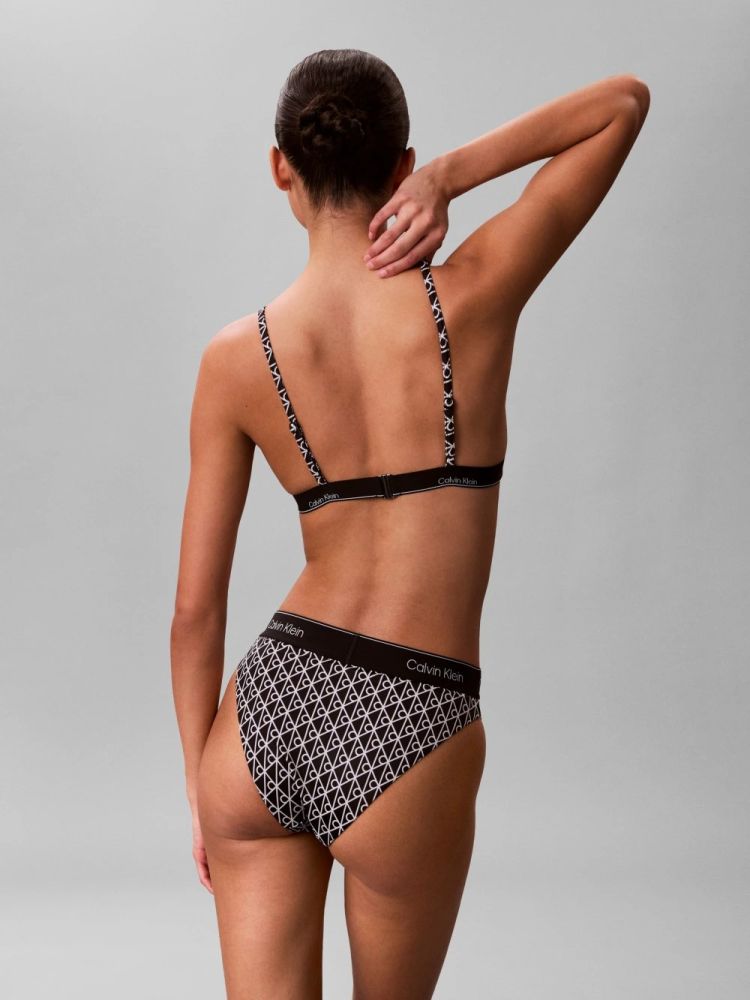 TOP ΜΑΓΙΟ CALVIN KLEIN TRIANGLE BLACK WHITE CALVIN KLEIN φωτογραφία