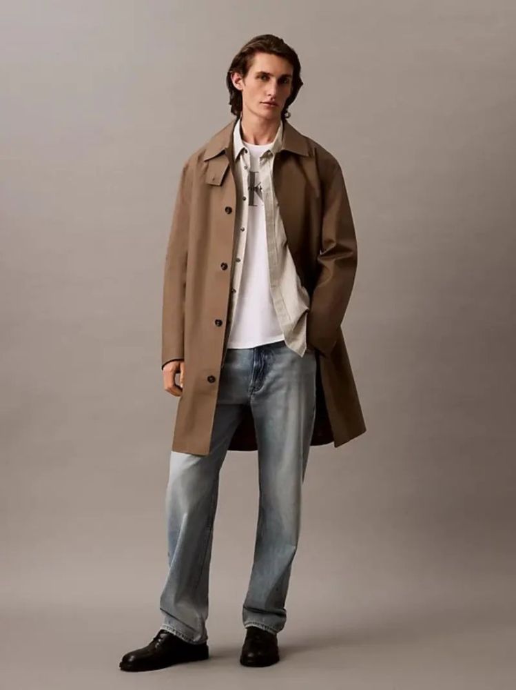 T-SHIRT CALVIN KLEIN SS HERO MONOLOGO TEE BRILLIANT WHITE CALVIN KLEIN φωτογραφία