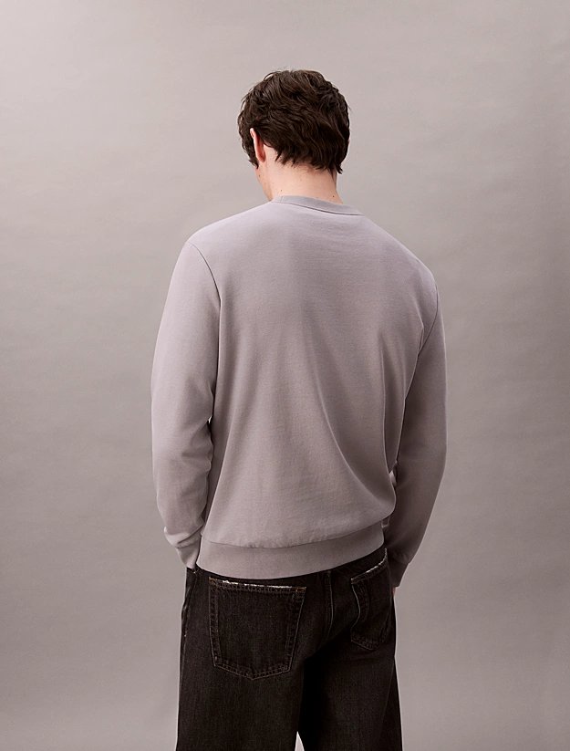 ΦΟΥΤΕΡ CALVIN KLEIN EMBRO BADGE REGULAR FIT FORMAL GRAY CALVIN KLEIN φωτογραφία