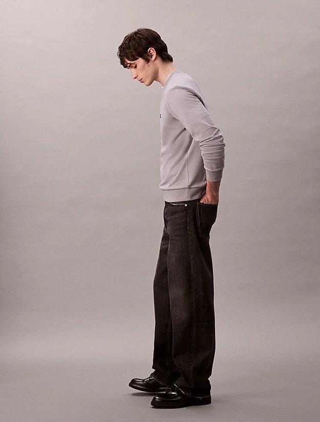 ΦΟΥΤΕΡ CALVIN KLEIN EMBRO BADGE REGULAR FIT FORMAL GRAY CALVIN KLEIN φωτογραφία